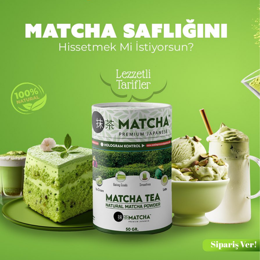 Bilge İlaç Matcha Premium Japanese Premium Japanese Natural Tozu ( Powder) 50 Gr, Ithal Japon Tozu 1. Kalite, Saf